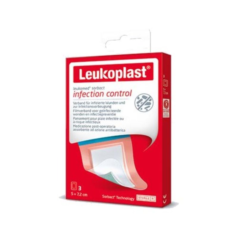 Essity  Linea Medicazioni Specializzate Leukomed Sorbact 8 x 10 cm